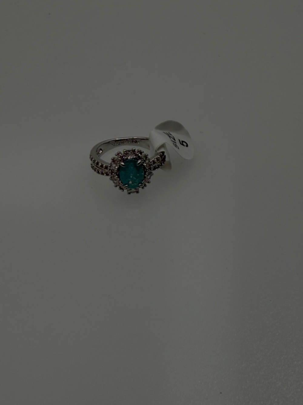 Bomb Party OG Ring- Size 5 Rhodium
